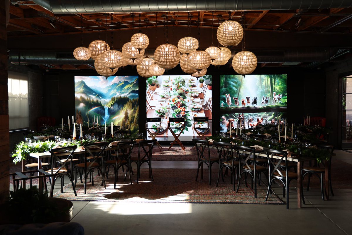 stayMACRO's tweet photo. AI isn't Creative. You Are.

Last week, MACRO partnered with @Microsoft for a powerful dinner discussing the future of AI in entertainment. 

Read more at https://t.co/CFS8dX4LKt

#stayMACRO https://t.co/CPOGm2CVcO