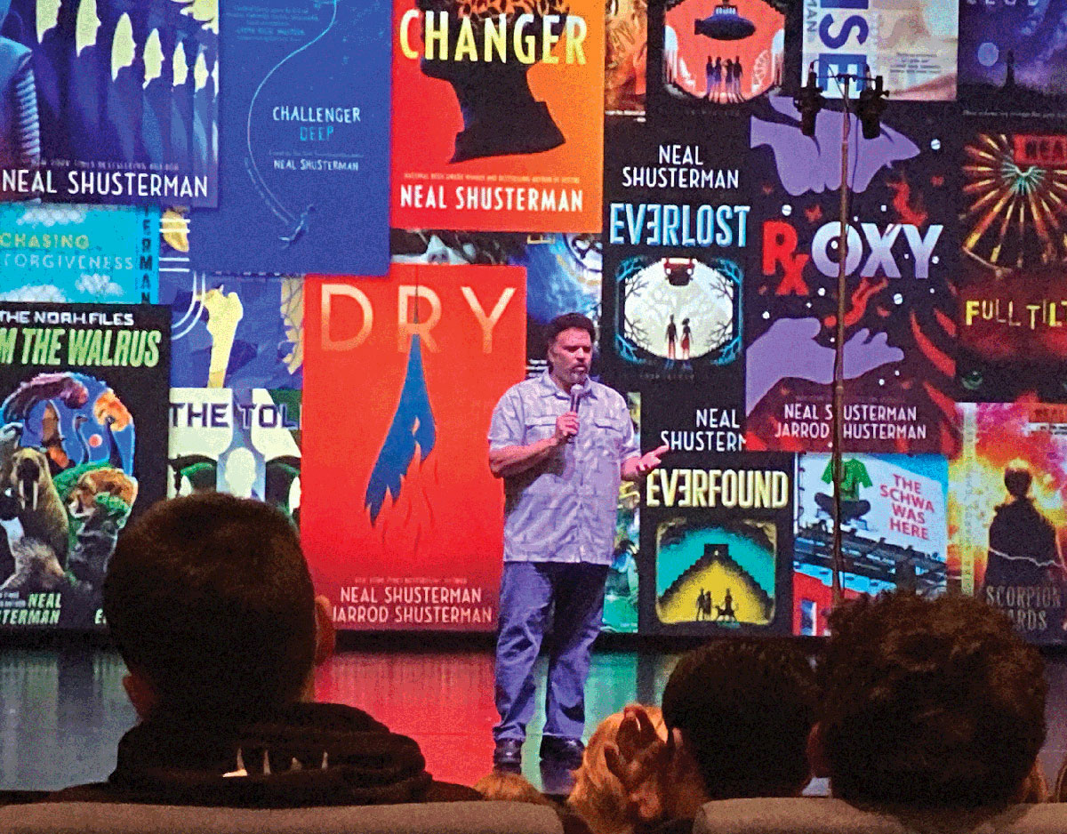 Neal Shusterman, Dystopian Optimist

“My elementary school librarian really made a huge difference in my life,” says Neal Shusterman. #ReasonstoLoveLibraries
ow.ly/Mimo50Sbe8q