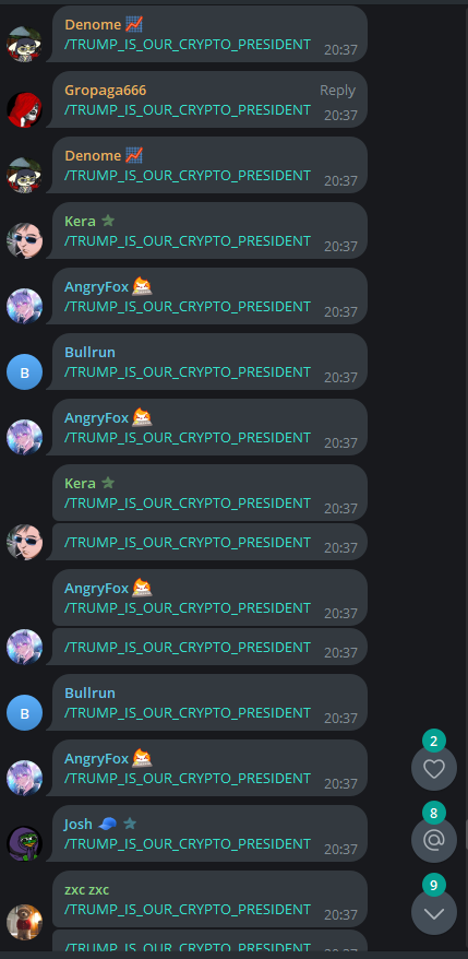 Crypto President $TRUMP tweet media