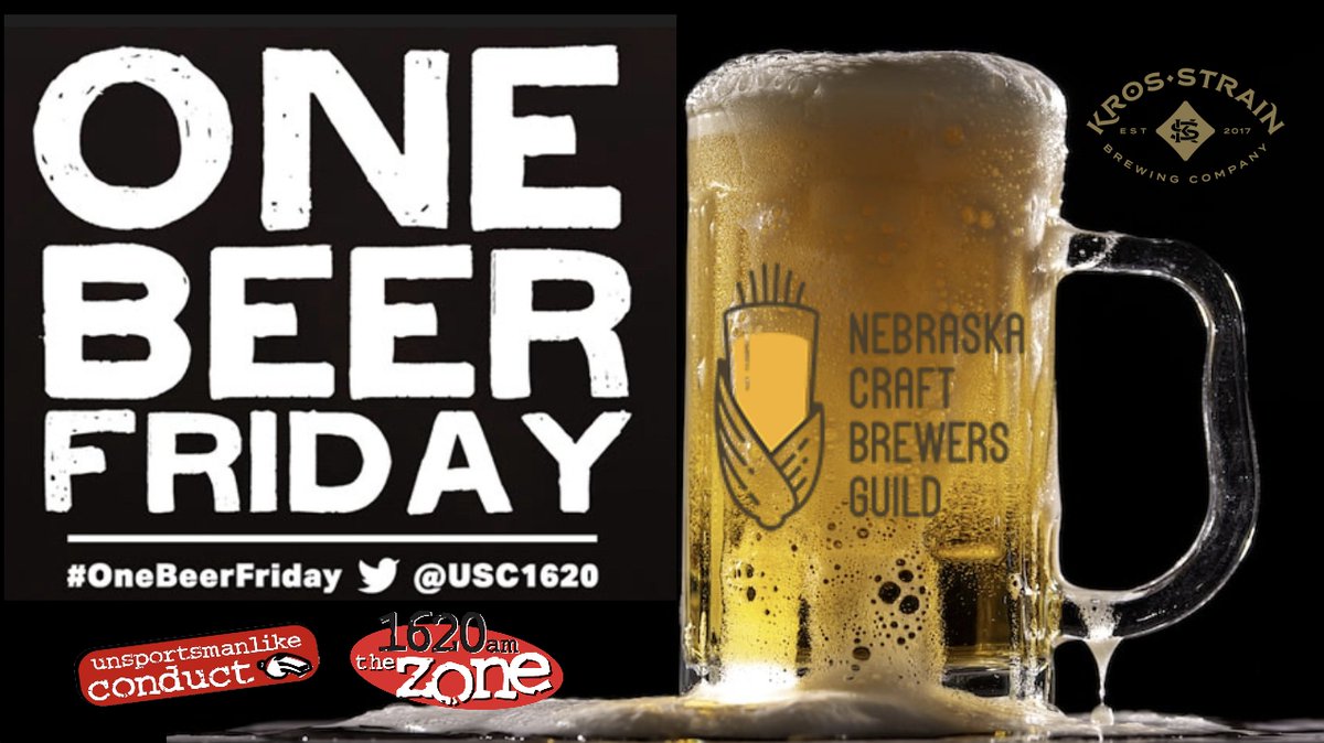 Unsportsmanlike Conduct (@usc1620) on Twitter photo It's a #OneBeerFriday brought you <a href="/nebraskabrewers/">Nebraska Craft Brewers Guild</a>! Today we're enjoying beers from <a href="/krosstrainbeer/">Kros Strain Brewing</a>! Let us know what you're drinking with the #OneBeerFriday hashtag and you could win a prize pack 🍻 It's a #OneBeerFriday brought you <a href="/nebraskabrewers/">Nebraska Craft Brewers Guild</a>! Today we're enjoying beers from <a href="/krosstrainbeer/">Kros Strain Brewing</a>! Let us know what you're drinking with the #OneBeerFriday hashtag and you could win a prize pack 🍻