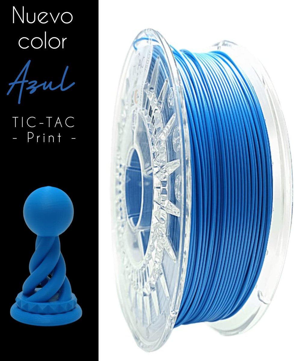 xyzfilaments's tweet photo. 👉Seguimos ampliando nuestra gama de #Platictacprint con colores básicos🔥🤩
https://t.co/YLjWx2wFDk

STL @thingiverse
#xyzfilaments #3despaña #impresion3despaña #filamentos #filamentos3d #diseño3d #3d #blue #newcolor #3dportugal #instagram #3dprinting #3dspain #filamentopla https://t.co/W8H1BE9lYu