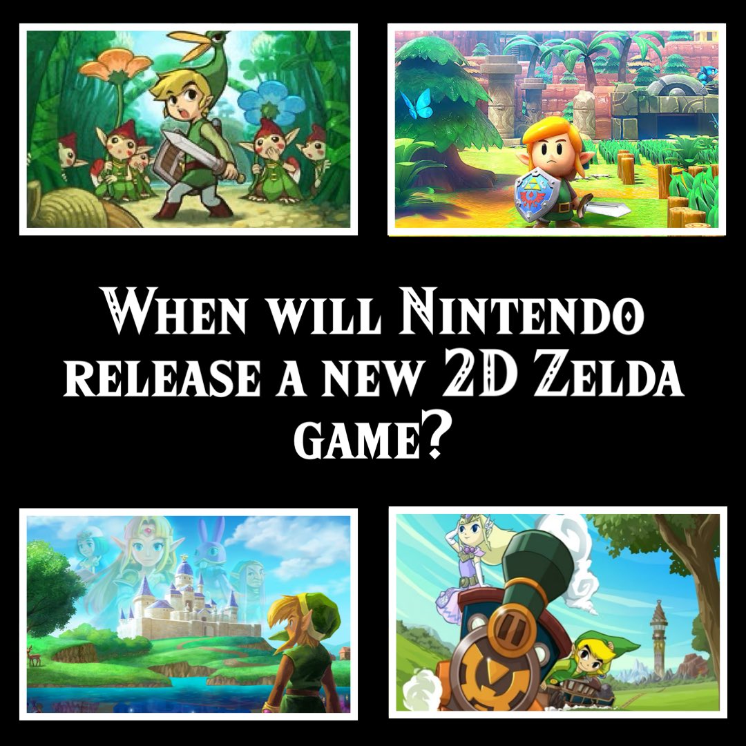The_ArithmaCook's tweet photo. It’s been quite a while since a new 2D The Legend of Zelda game has been released. There was a remake of Link’s Awakening released a number of years back, and older 2D Zelda games have been released on NSO. But, when will we see a brand new 2D Zelda game? https://t.co/wQOR9PhoTM
