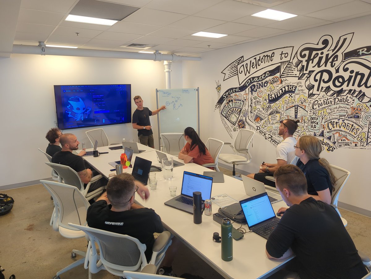 Nuke 🌄 (@nuke_web3) on Twitter photo Stoked to see <a href="/CryptoradoCom/">Cryptorado Community</a> #community packed house for a #solidity #deepdive
TY for hosing us! <a href="/Enterprise5280/">Enterprise Coworking</a> !
#coworking #learning #blockchain #web3 Stoked to see <a href="/CryptoradoCom/">Cryptorado Community</a> #community packed house for a #solidity #deepdive
TY for hosing us! <a href="/Enterprise5280/">Enterprise Coworking</a> !
#coworking #learning #blockchain #web3