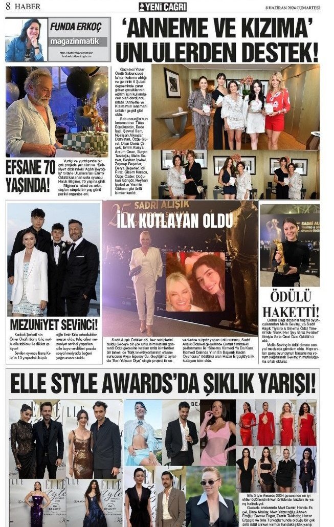 pistachiogrentv's tweet photo. Bu haftasonu Yeni Çağrı Gazetesi'nde Funda Erkoç'la Magazinmatik Köşesi'nde #MelisSevinç de var! 

"ÖDÜLÜ HAKETTİ!

#GönülDağı dizisinin başrol oyuncularından Melis Sevinç, 25. Sadri Alışık Ödül Töreni'nde #SankiHerŞeyBirazFelaket filmiyle Safa Önal ödülü aldı. 

Melis Sevinç'in ödül alması sosyal medyada gündem oldu. Hayranları genç oyuncunun başarısına yorum yağdırarak Sevinç'in mutluluğuna ortak oldular."