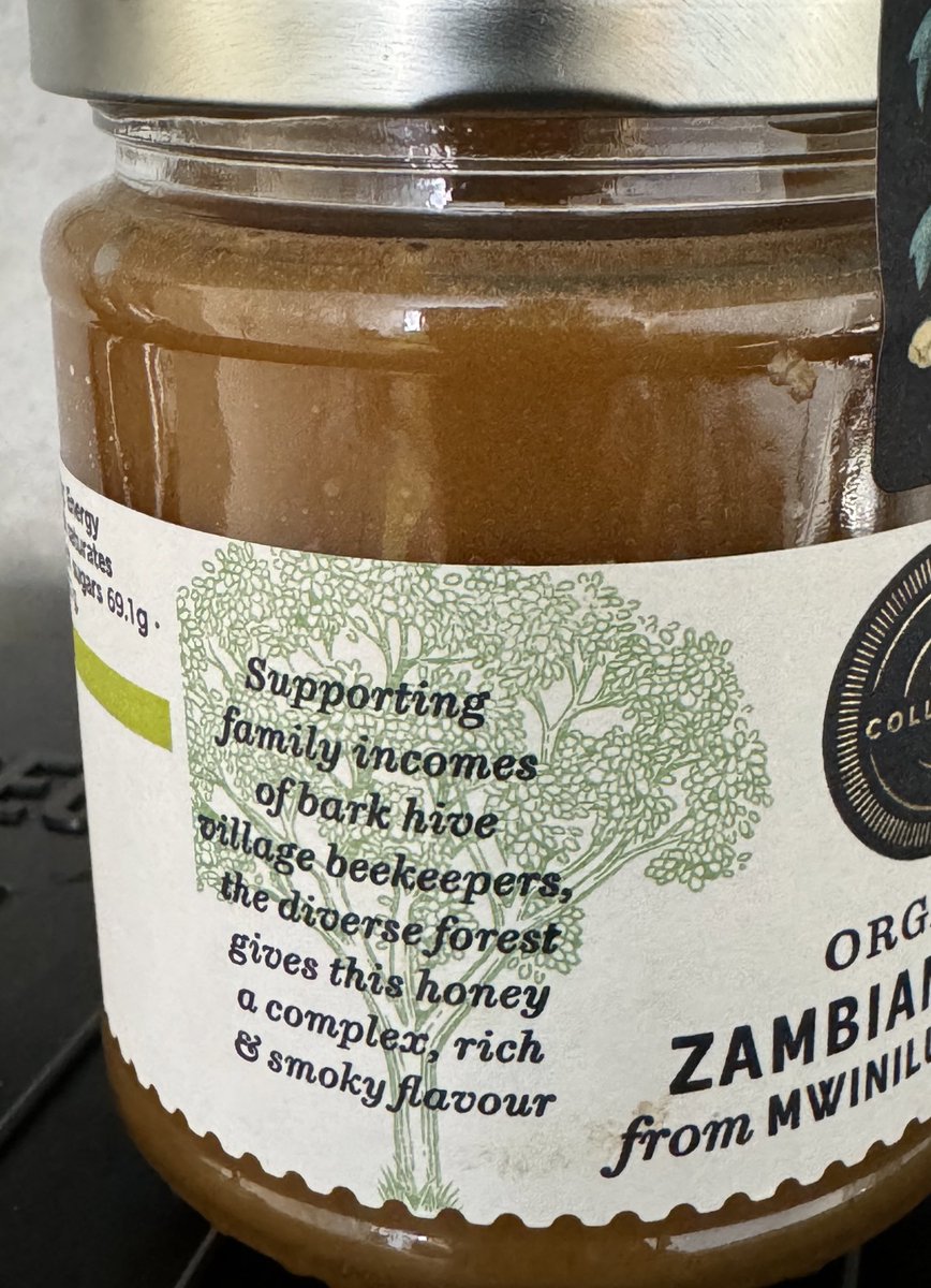 NdawanaY's tweet photo. I got this #ZambianHoney ๐ฏ from #MnS the other day. I was particularly drawn by the promise of โsupporting family incomesโ in #Mwinilunga, NW.
As I sip my tea tonight, sweetened by it, I just hope this promise has been fulfilled & my people are better off as a result. Chai #Zambia!