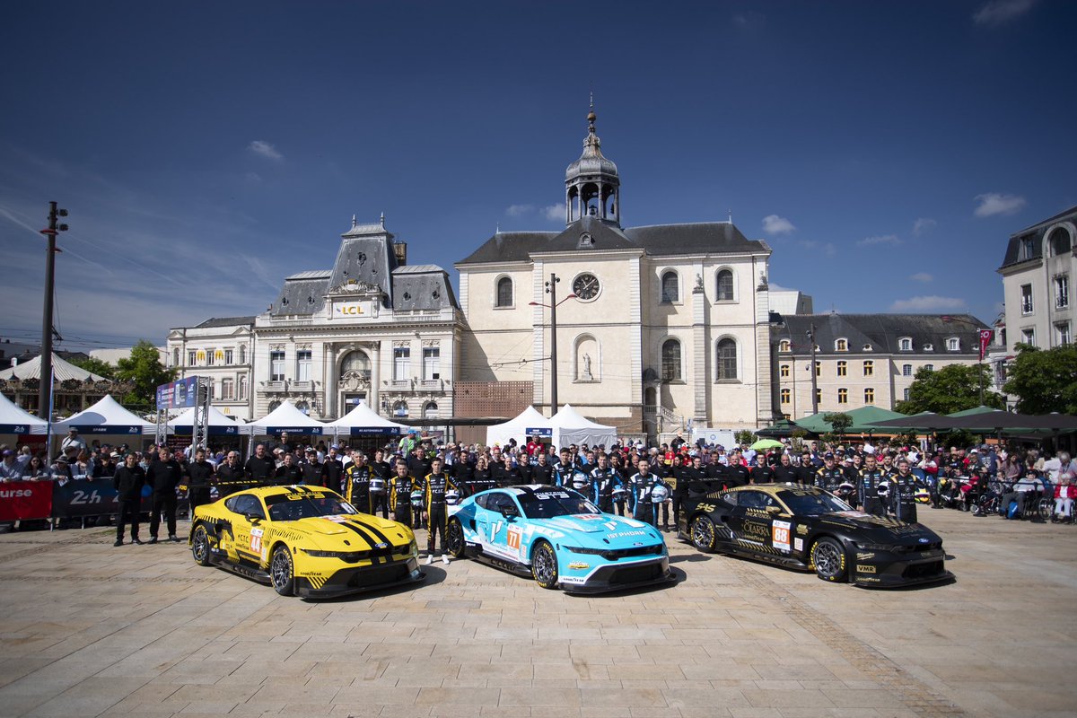Some snaps from scrutineering today in Le Mans city centre! Getting ready for the official LM24h test day this Sunday…