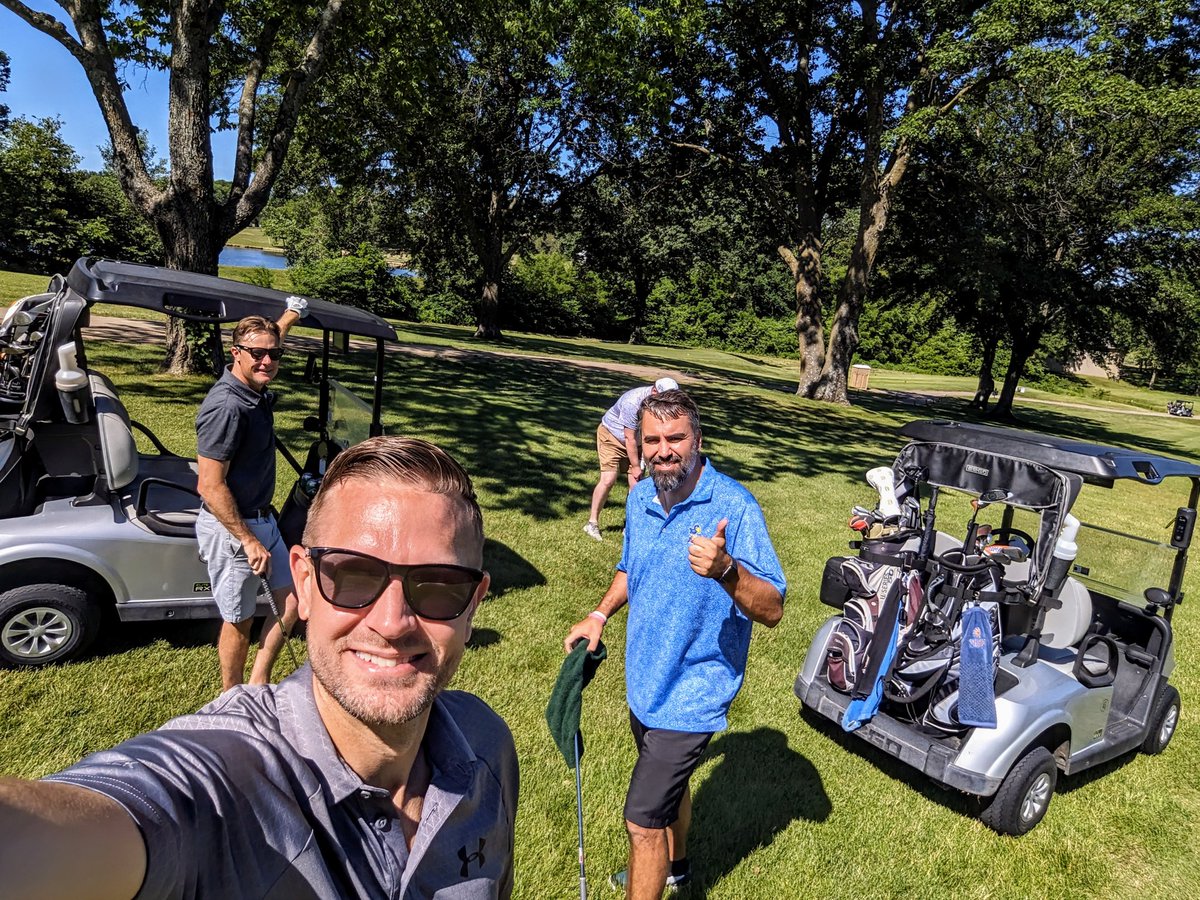 JakeMense's tweet photo. Any day golfing is hard to beat 😎 https://t.co/9QYA3psbKn