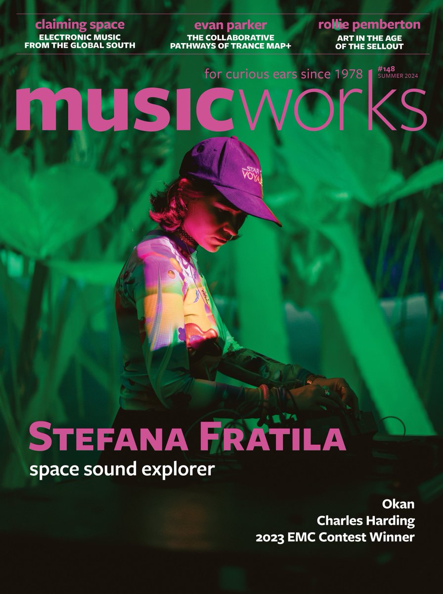 Musicworks (@musicworksmag) on Twitter photo Sound travels in the Summer issue! #onthecover <a href="/stefanafratila/">stefana fratila</a> | <a href="/Cdrk_Syrphe/">C-drík Kirdec Syrphe</a> & <a href="/musiksarana/">SARANA</a> talk #eletronicmusic from the Global South |  free improv innovator Evan Parker | <a href="/cadenceweapon/">Cadence Weapon</a> aka Rollie Pemberton op/ed | and more! Get the mag or subscribe: musicworksmag.myshopify.com Sound travels in the Summer issue! #onthecover <a href="/stefanafratila/">stefana fratila</a> | <a href="/Cdrk_Syrphe/">C-drík Kirdec Syrphe</a> & <a href="/musiksarana/">SARANA</a> talk #eletronicmusic from the Global South |  free improv innovator Evan Parker | <a href="/cadenceweapon/">Cadence Weapon</a> aka Rollie Pemberton op/ed | and more! Get the mag or subscribe: musicworksmag.myshopify.com