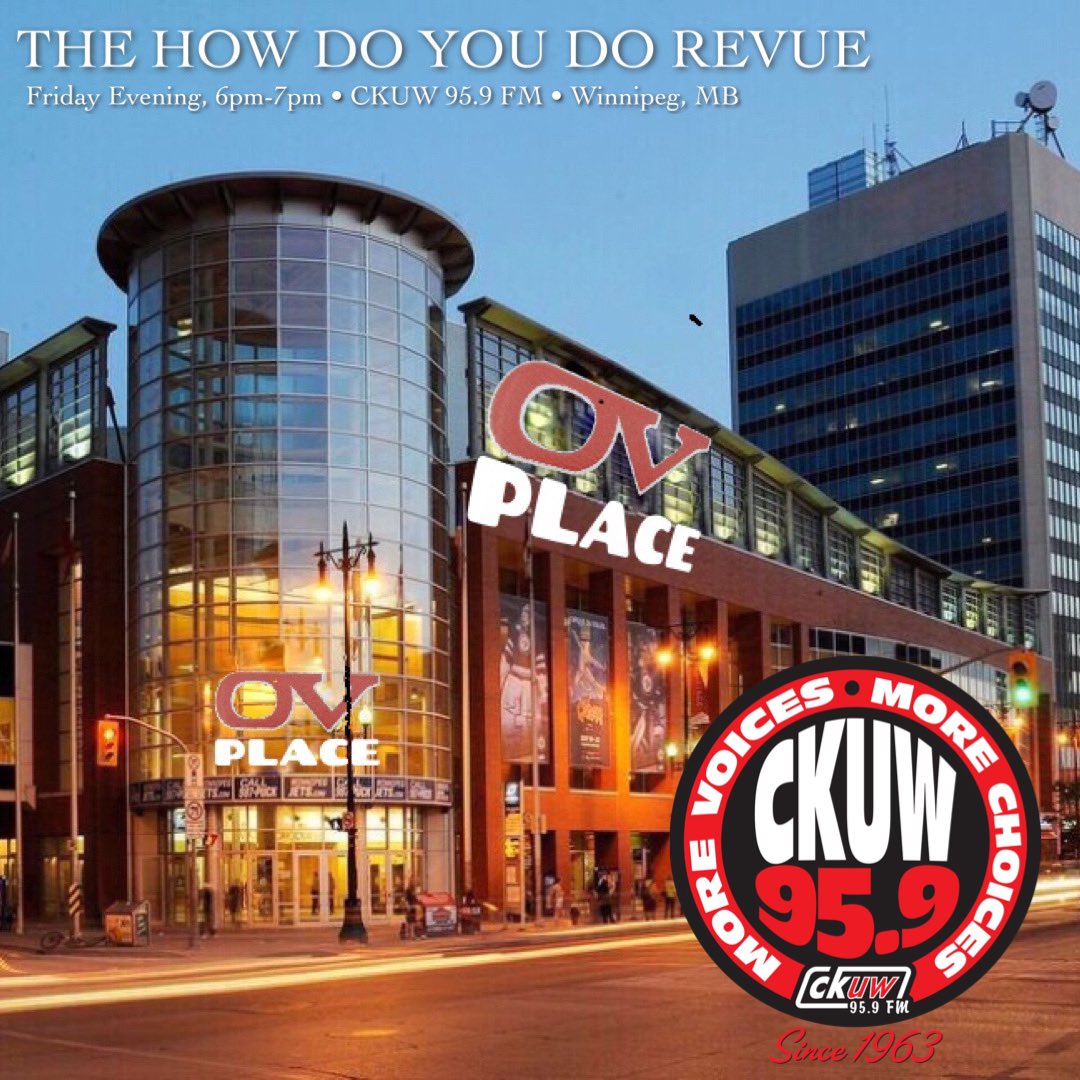 HowDoYouDoRevue's tweet image. Tonight on the Revue…

We chat with Winnipeg comic Jeff Gobiel about the upcoming Indigenous Open Mic Comedy Night at @HD_Winnipeg… tunes for the rain, the fiddlers, and the Croaky Crooner.

6pm on @ckuw 95.9 FM in Winnipeg, ckuw.ca everywhere else!