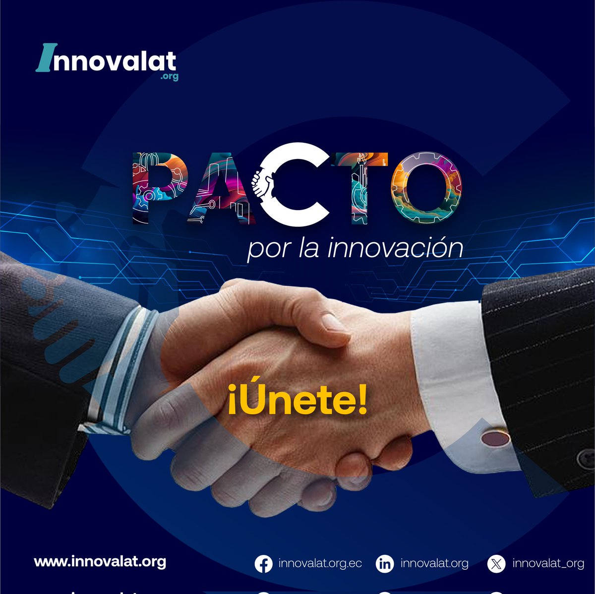 Innovalat_org's tweet photo. Únete al Pacto por la Innovación, una iniciativa de Fundación @Innovalat_org  que busca fomentar la cultura y el ecosistema de innovación para el crecimiento económico de la región y el país.
https://t.co/t5xtYzFfUr
#Innovation #innovacion #Portoviejo #Manabí #Ecuador https://t.co/wtCS2Z0lZf