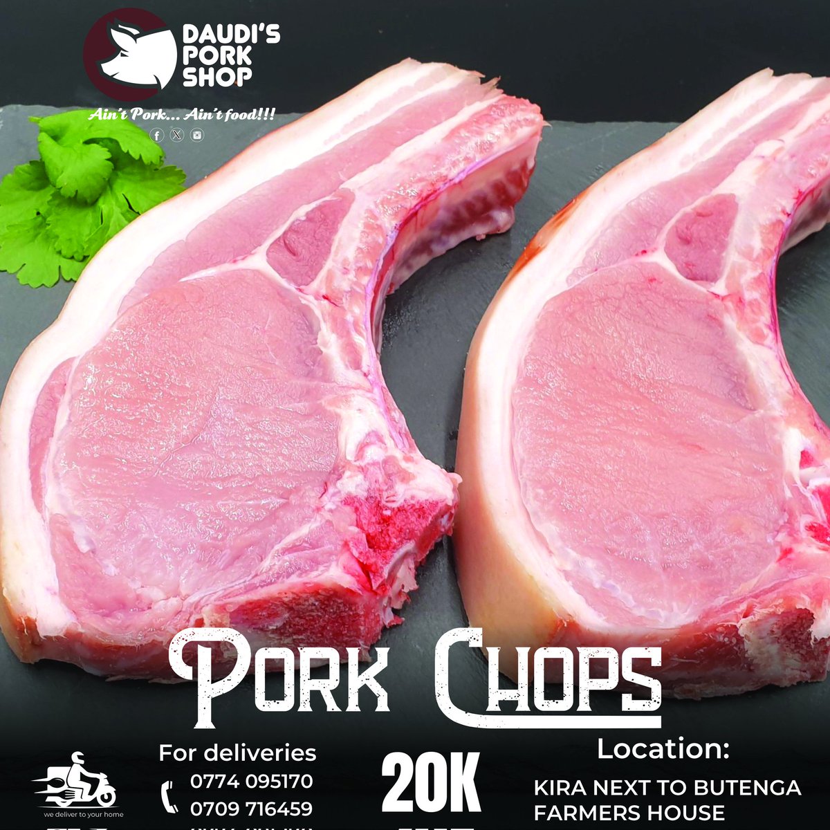 daudiporkshop's tweet photo. Let's have the chops for the weekend, contact us for deliveries #WeekendTreat https://t.co/0i1wQfqYmQ