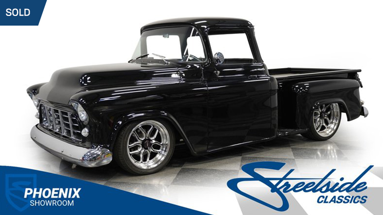streetsidecars's tweet photo. #SoldItWithStreetside! This 1955 #Chevrolet 3100 Big Window #Restomod features a 383 Stroker #V8 and 4-speed automatic transmission. Cars are selling at Streetside! Have a vehicle for sale or know someone who does? Send us a message or contact us at https://t.co/5nZtFKLuvo https://t.co/h4Gs6oGIx3