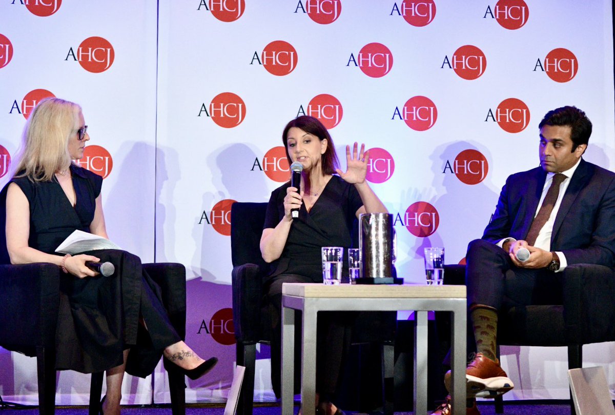 KellyLietz's tweet photo. Balancing interoperability between information systems and de-personalization of data was a strong theme underlying  a discussion of improving trust in public health at #HJ24 with @BrandyZadrozny @CDCDirector  and @NYCHealthCommr https://t.co/eoO9RXVOGc
