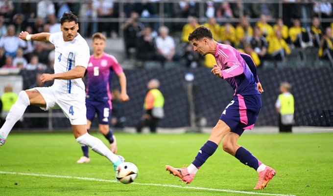 VIDEO: შემოტრიალდა, დაარტყა და გაიტანა - ჰავერცის გოლი საბერძნეთთან
