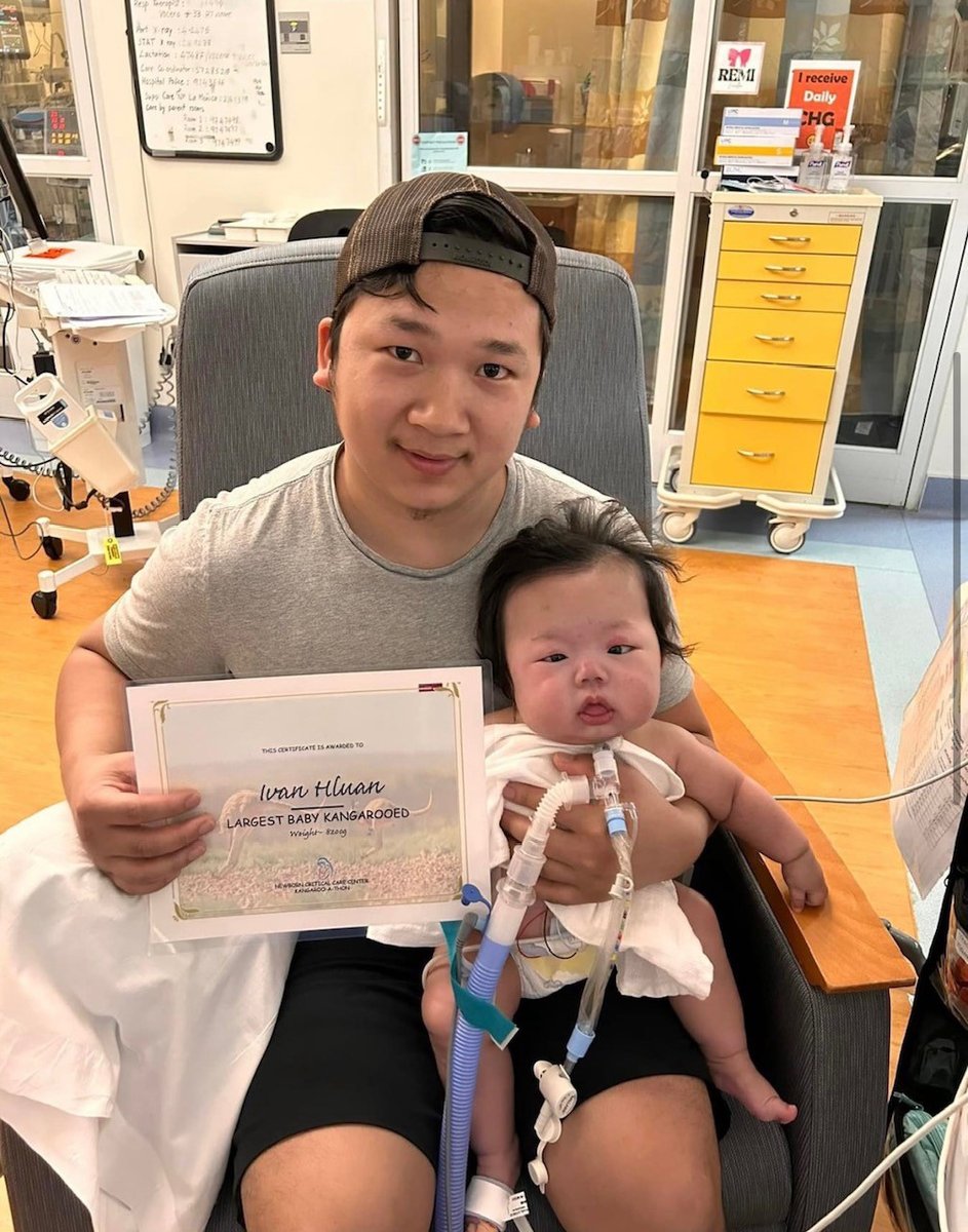 uncchildrens's tweet photo. The Newborn Critical Care Center at UNC Children's recently held their annual, two-week long event called Kangaroo-A-Thon.
Kangaroo-A-Thon teaches families and teammates the many benefits of skin-to-skin holding for parents and babies.
#NewbornCare #KangarooAThon #ChildHealth https://t.co/yh8fRSXON1