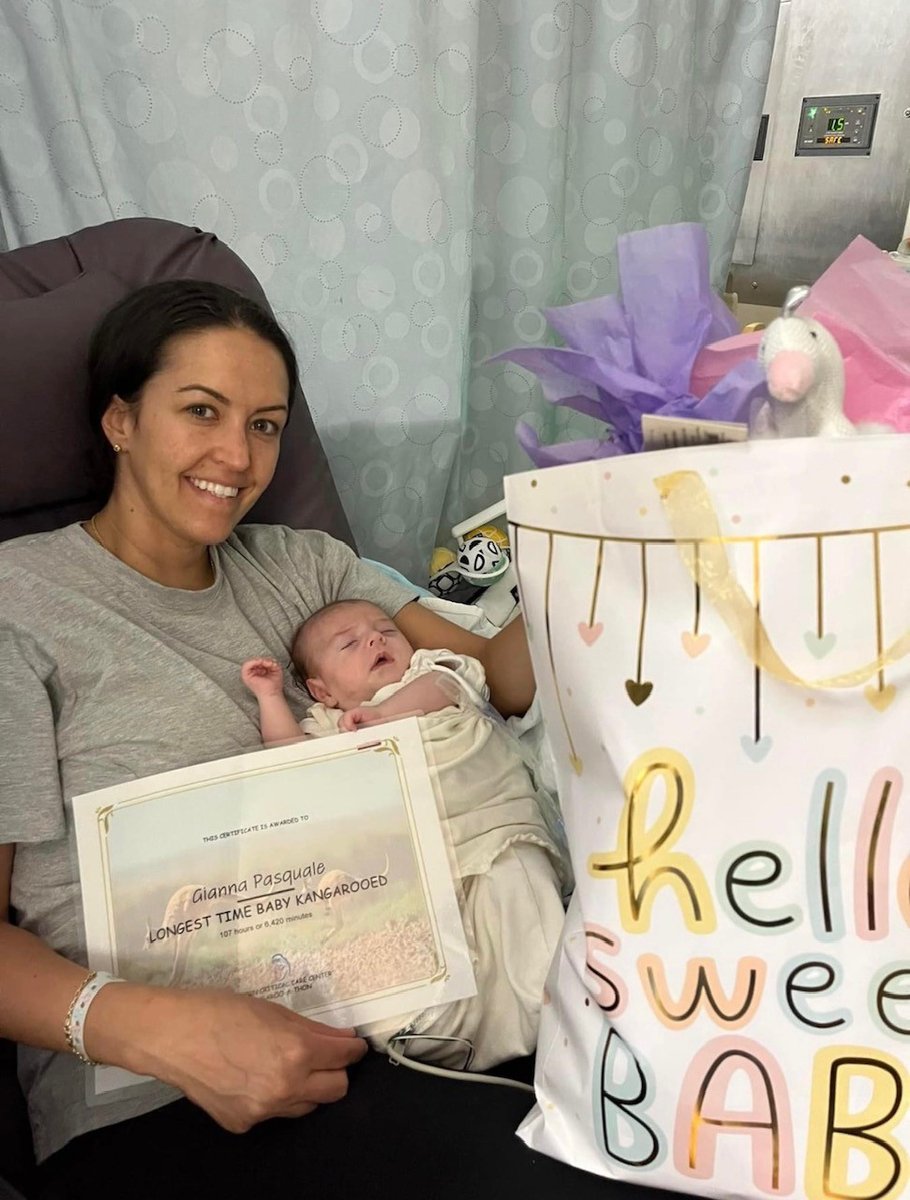 uncchildrens's tweet photo. The Newborn Critical Care Center at UNC Children's recently held their annual, two-week long event called Kangaroo-A-Thon.
Kangaroo-A-Thon teaches families and teammates the many benefits of skin-to-skin holding for parents and babies.
#NewbornCare #KangarooAThon #ChildHealth https://t.co/yh8fRSXON1