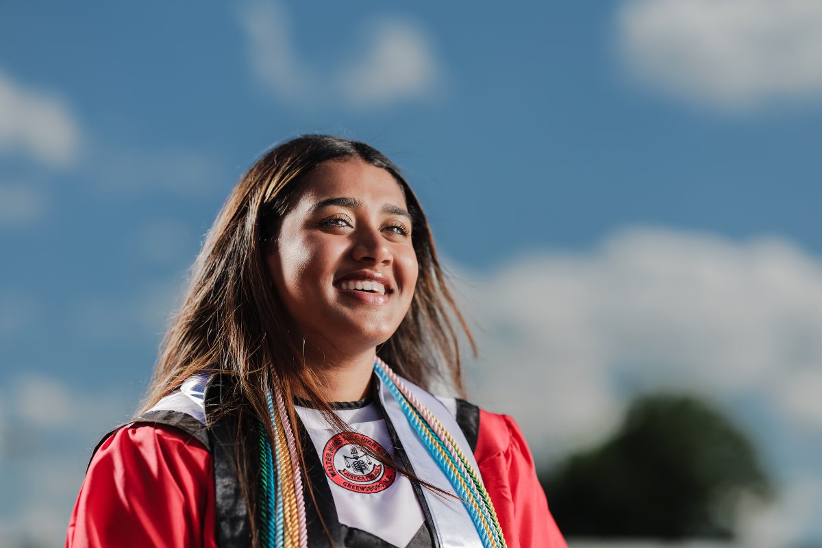 #GCSGrads | Anjali Tatini graduates from Page High as a top tennis player, but her school career is not just about tennis. Read more at the 🔗 in our bio.