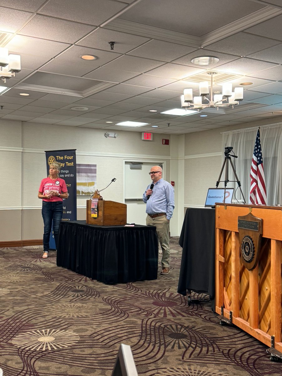 IASB_Iowa's tweet photo. IASB's Associate Executive Director, Government Relations &amp; School Finance Mike Guanci gave a School Finance 101 presentation for the North Scott Rotary this week! Special thanks to Sen. Cournoyer for the invite. #SchoolFinance #Learning 👏🏻 https://t.co/CcIte1icXr
