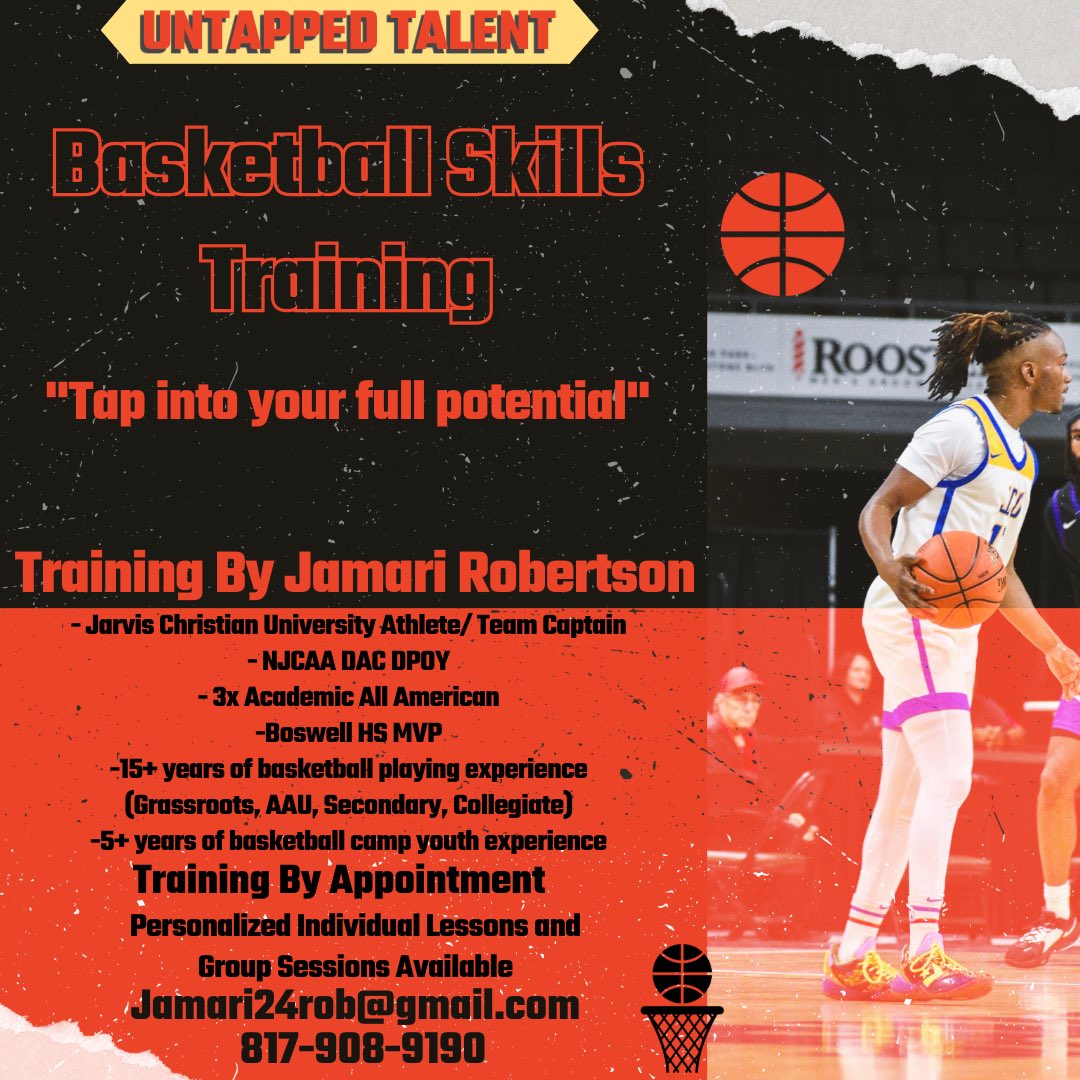 marithekid24's tweet photo. Untapped Talent Training! 🔥

Saginaw/Fort Worth 📍

Elementary-High School Athletes looking for Elite Basketball Skills Training 🏀 

“TAP INTO YOUR FULL POTENTIAL”🏁🏁🏁🏁🏁

DM if you have any questions or feel free to contact me through Email/Phone for more details. 📞📧 https://t.co/iRlwFzAjfY