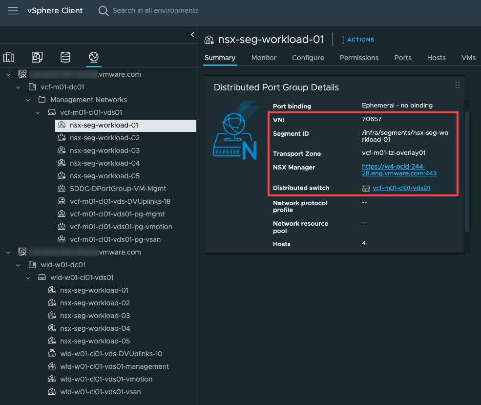 lamw's tweet image. [New] - Quick Tip - Retrieving NSX segment information from vCenter Server williamlam.com/2024/06/quick-…

#PowerCLI #Automation