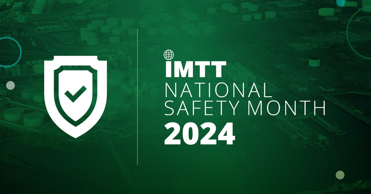 IMTT_Official's tweet photo. June is National Safety Month. 

At IMTT, we take preventative measures to handle bulk liquids responsibly and protect the health and safety of our employees, communities and environment. Join us in prioritizing safety! 

#NationalSafetyMonth https://t.co/WPxYisIX8k