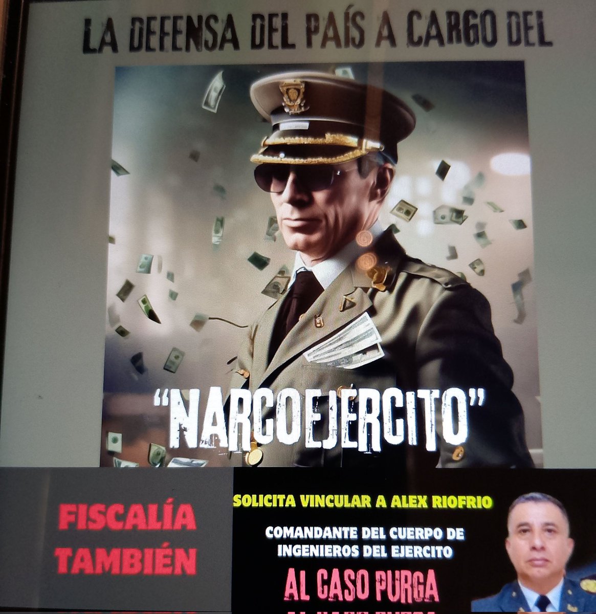 juventudesecu's tweet photo. URGENTE🚨
#NARCOEJERCITO
Q le están haciendo a nuestro ejército vencedor. Este delincuente Cnel Xavier Riofrío Comandante del CDIE, es parte del narcotráfico del país, urgente depuración del #Narcoejercito @FiscaliaEcuador @LaPosta_Ecu @Presidencia_Ec @LaDataEc @soscarcelesec https://t.co/3zDo4r3lmH