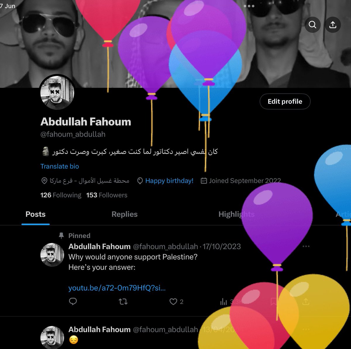 fahoum_abdullah's tweet photo. هو ضل حدا يحتفل بلا عيد ميلاد بلا بطيخ ورانا فاينل https://t.co/KIYyEdV4sX