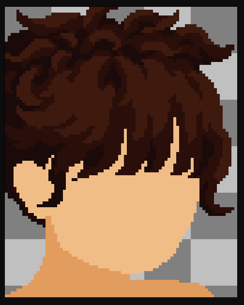 i tried the new mcdo cereal milk coffee float and couldnt sleep so i thought what better to do than pixel art so here's a self-portrait draft :>