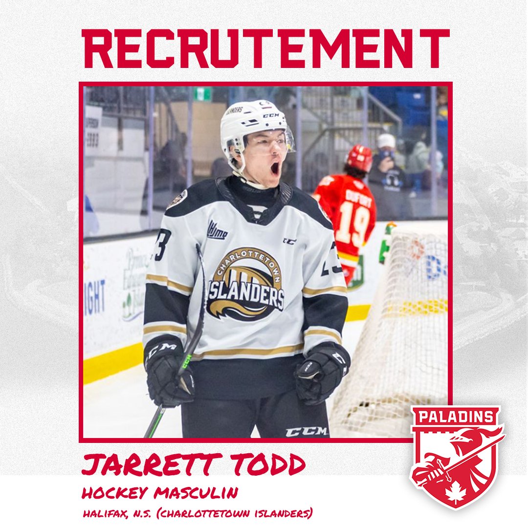 Men’s hockey adds Jarrett Todd to 2024-25 recruiting class!

🗞️: bit.ly/3yQ6R9j

//

L’équipe de hockey masculin ajoute Jarrett Todd à son groupe de recrues en vue de 2024-25!

🗞️: bit.ly/3yQ6R9j