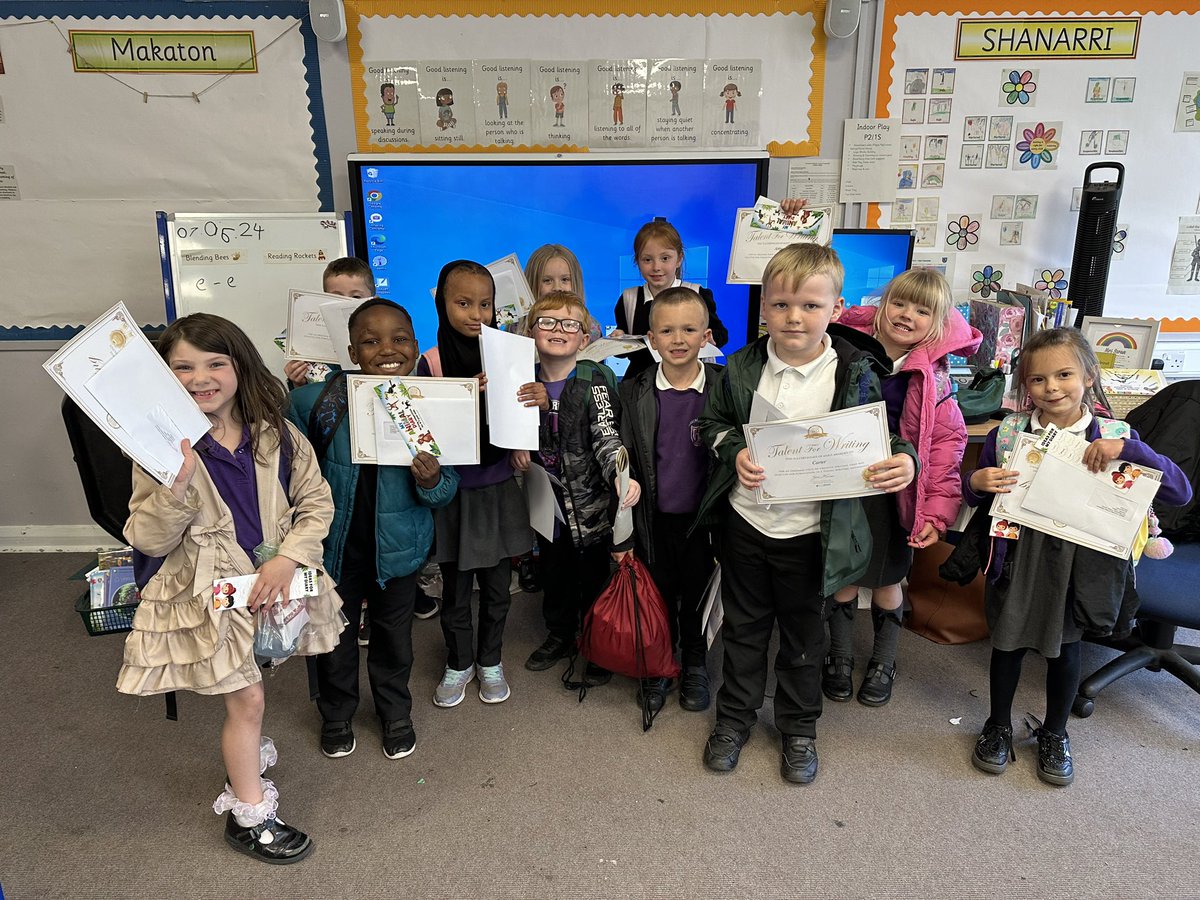 MrsSwanBX's tweet photo. Well done to these children in P2/1 whose โMy Animal Diaryโ writing has been selected to be published by @YoungWritersCW ๐ฅณ ๐ โ๐ผ #BPSAchievement #BPSAimingHigh #BPSLiteracy #TaughtWriting https://t.co/y6wi2Upcfr