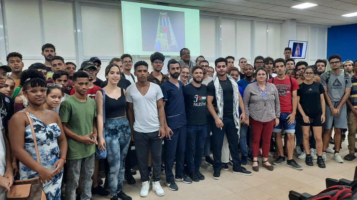 universidad_uci's tweet photo. 🇨🇺 🇵🇸 Educandos y trabajadores de nuestra Universidad volvieron a alzar sus voces en la jornada de este jueves en reclamo al cese del genocidio israelí contra pueblo palestino.
Conozca todos los detalles aquí 👉 https://t.co/MaX4BFjdFv
#SomosUCI #FreePalestine #UniversidadCubana https://t.co/x8mCUwFldu