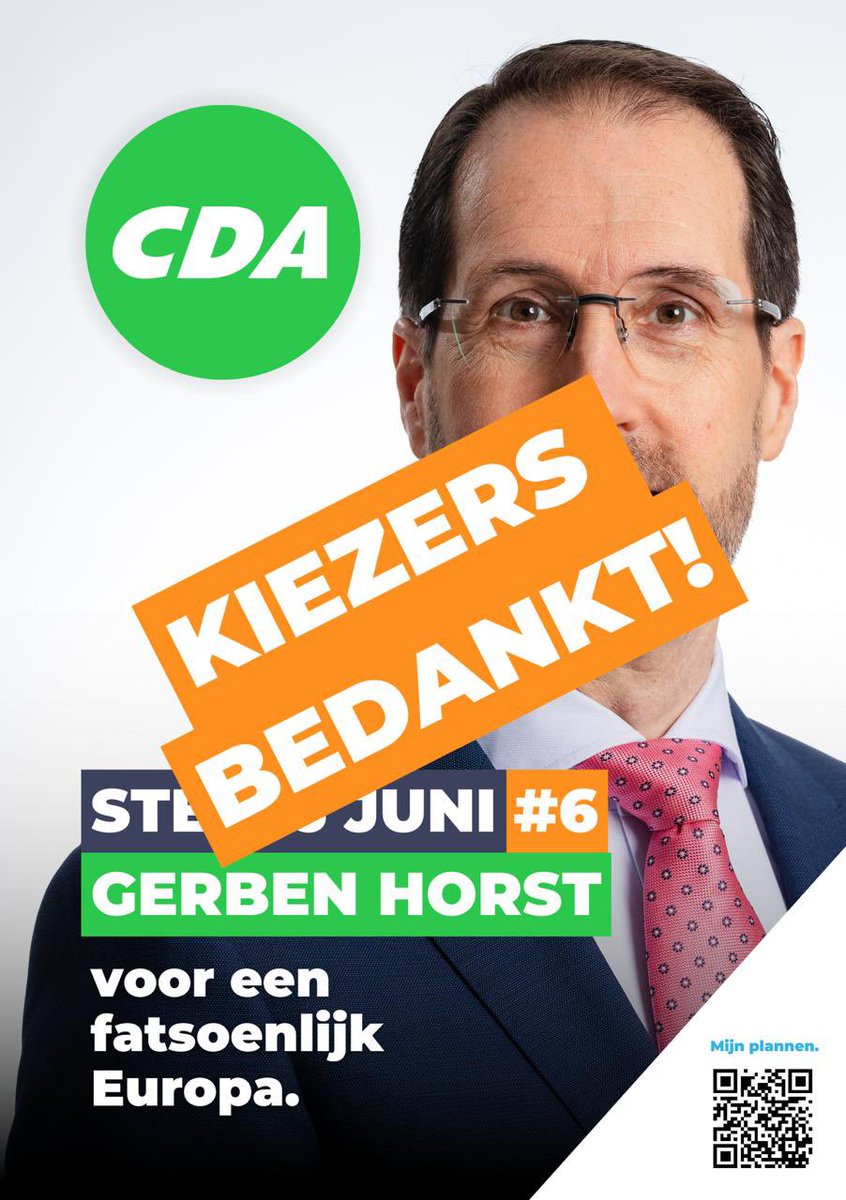 Dank voor je stem en steun! 🗳️🇪🇺🙏🏻