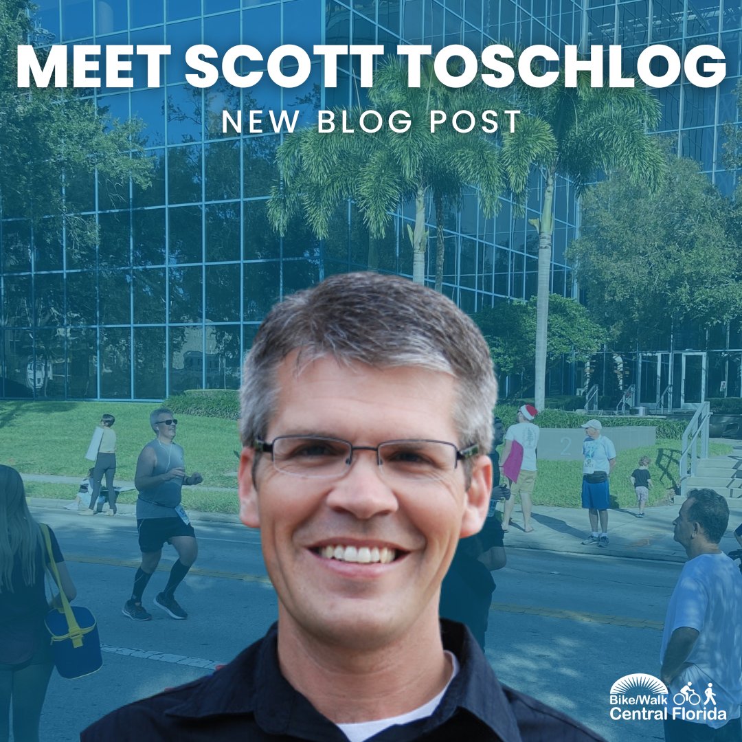 bikewalkcfl's tweet photo. Introducing our newest board member, Scott Toschlog!

We are thrilled to have Scott on our committed Board of Directors and look forward to seeing the impacts he will continue to make in our community. Learn more about Scott in our latest blog post: https://t.co/IT82GcDFjm https://t.co/2IZYFIn0nB