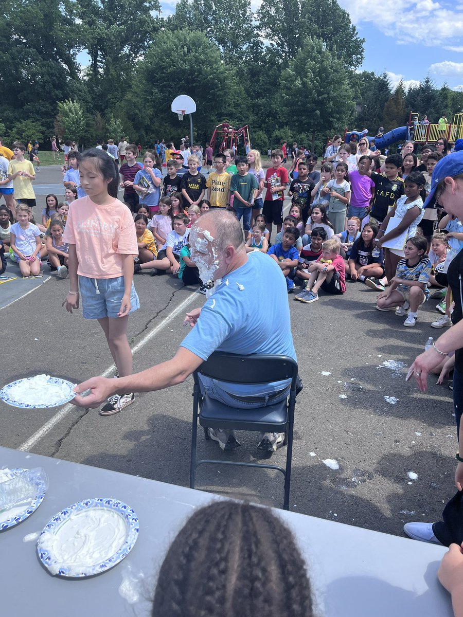 LMTSD_PRES's tweet photo. The kids had a blast getting to pie some of the adults at school in the face! https://t.co/rScgEvFY8a