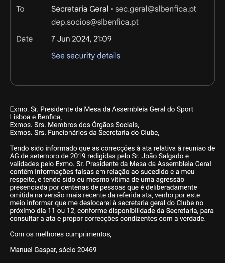 opiniaodomanel's tweet photo. Peço ainda apoio neste pequeno tema, principalmente de quem esteve presente na triste data. Os Órgãos Sociais e funcionários do Benfica ainda tentam proteger o dono. Quantos mais formos a lutar contra a Mentira e a Ignomínia, menos provável é ela passar.
Obrigado desde já. https://t.co/QaWuOkdwYL