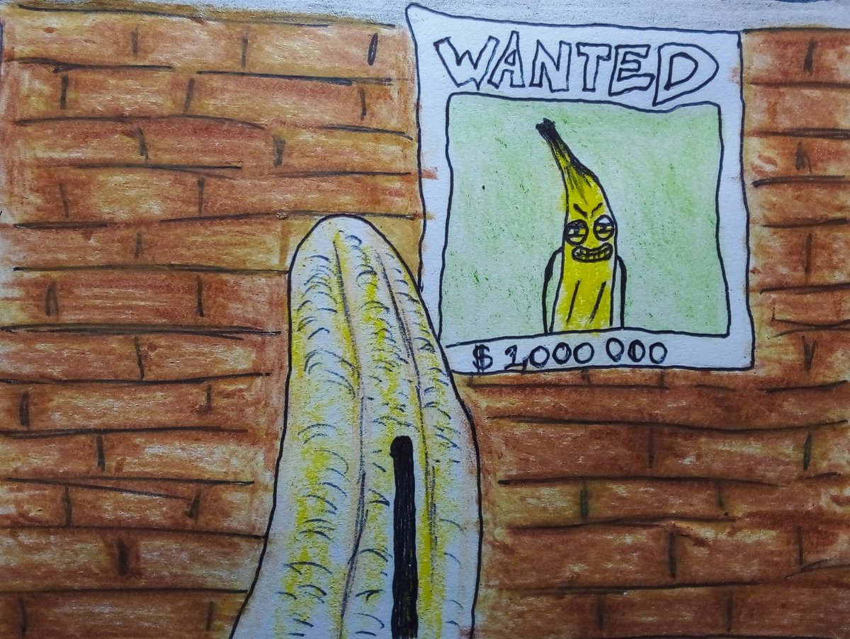 ColorGuru95's tweet photo. Banana on the Run: A Slippery Saga🍌
He Peels away from the law😆🏃🏾‍♂️

To be continued...
#art #artiswork #GQ https://t.co/ihJKWtiVhn