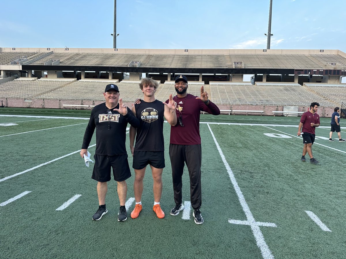 Tristan Lawyer (@tristanlawyer20) on Twitter photo After learning a lot and great camp from <a href="/CoachPeveto/">Bradley Dale Peveto</a> I’m blessed to receive an offer and opportunity to play at Texas State University!
<a href="/WHSFBRecruiting/">Wakeland HS Football Recruiting</a> <a href="/coachjwhoward/">Jim Howard</a> <a href="/coach_isom60/">Coach Isom</a> <a href="/TXSTATEFOOTBALL/">Texas State Football</a> After learning a lot and great camp from <a href="/CoachPeveto/">Bradley Dale Peveto</a> I’m blessed to receive an offer and opportunity to play at Texas State University!
<a href="/WHSFBRecruiting/">Wakeland HS Football Recruiting</a> <a href="/coachjwhoward/">Jim Howard</a> <a href="/coach_isom60/">Coach Isom</a> <a href="/TXSTATEFOOTBALL/">Texas State Football</a>