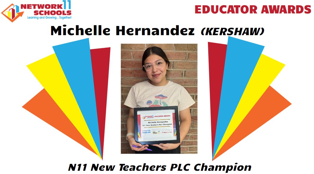 CPS Network 11 (@cpsnetwork11) on Twitter photo Closing this year celebrating our N11 teacher champions!
<a href="/KershawMagnetIB/">Joshua D. Kershaw Magnet an IB World School</a>--check it out!
#N11EducatorAwards2024 #CPS #ChampionsToTheCore @CPS Closing this year celebrating our N11 teacher champions!
<a href="/KershawMagnetIB/">Joshua D. Kershaw Magnet an IB World School</a>--check it out!
#N11EducatorAwards2024 #CPS #ChampionsToTheCore @CPS