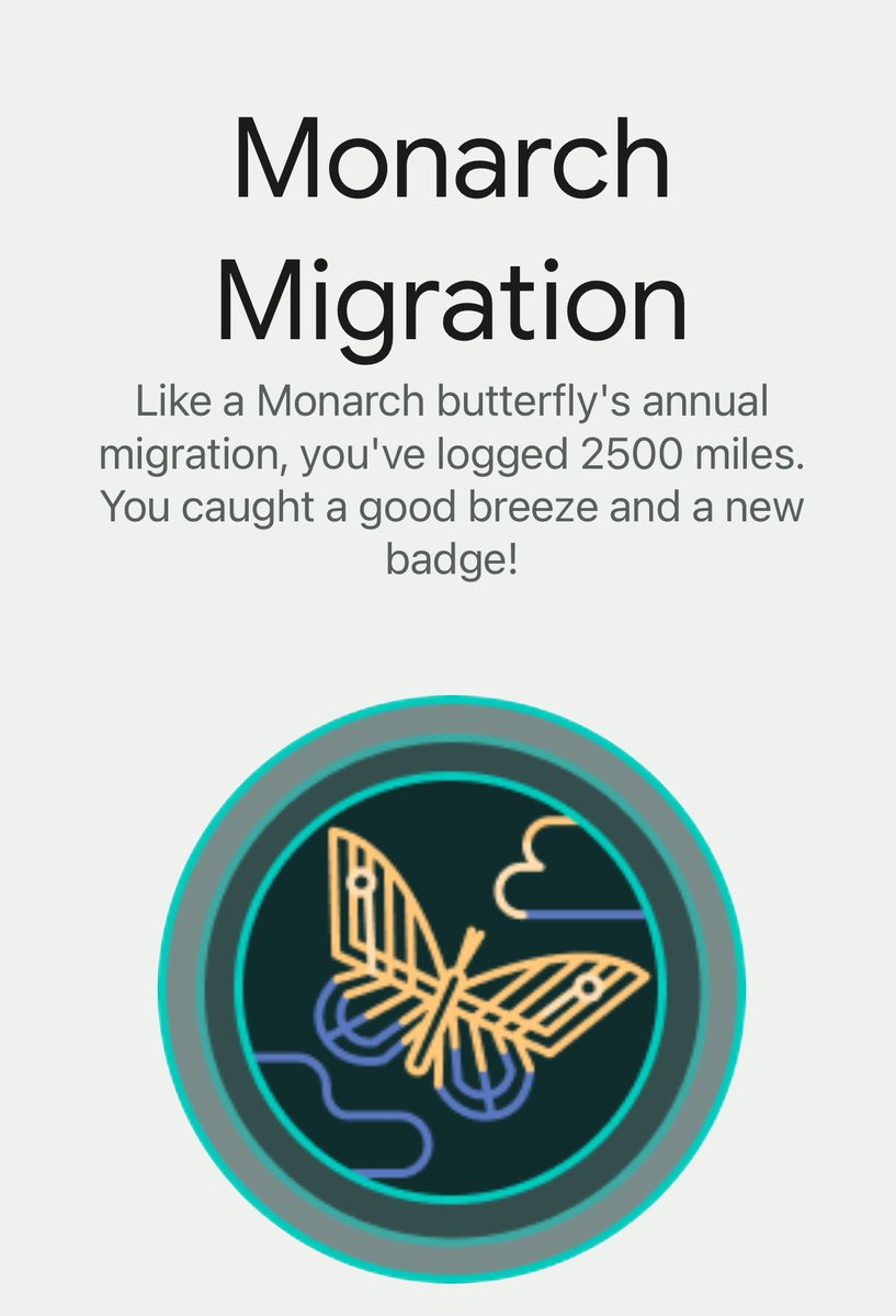 This was unexpected. Another #Fitbit badge. 

I walk everywhere I go in west Tokyo because I don’t ride a bike or drive. I’m surprised how much it adds up.