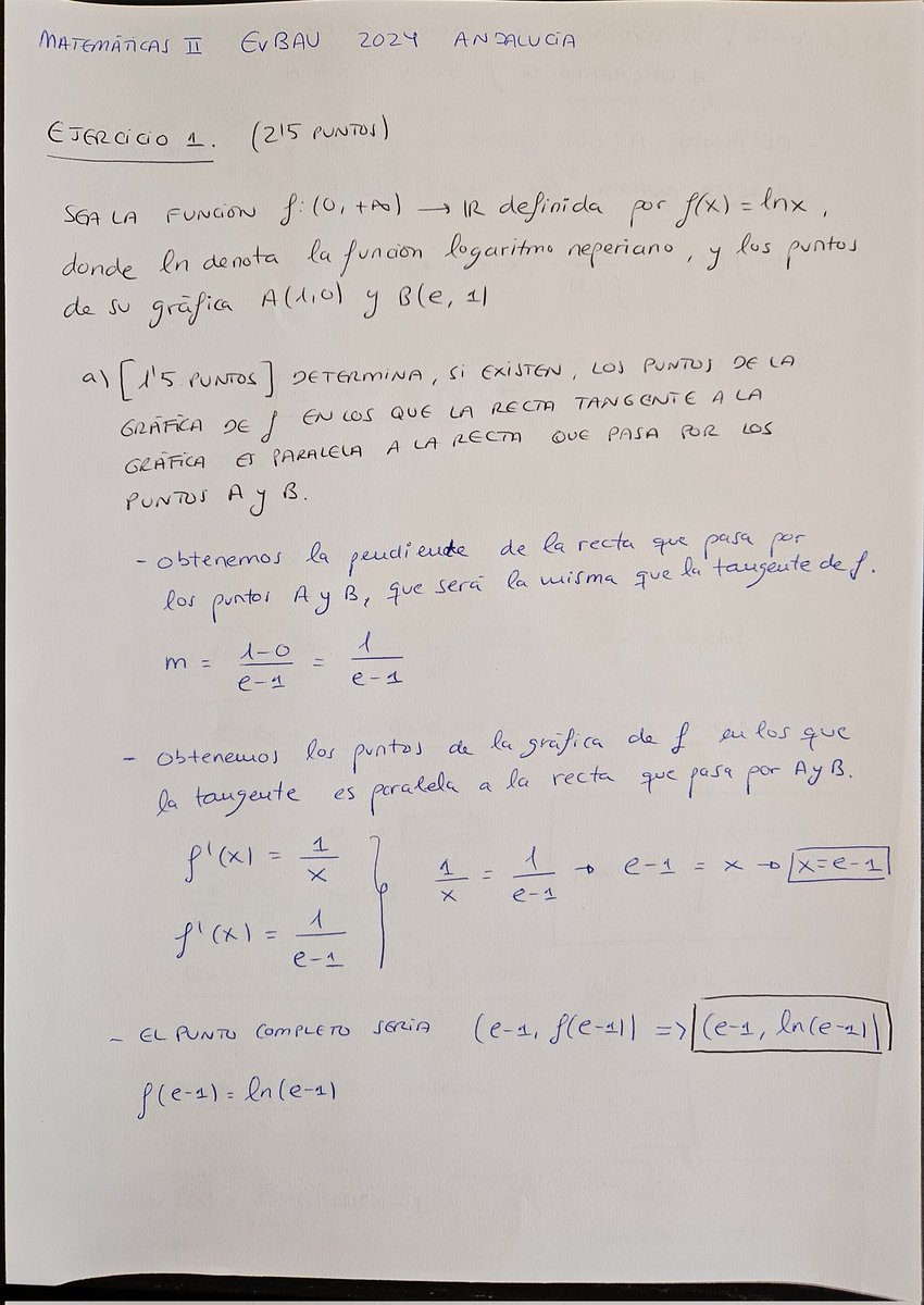 juan8mora's tweet photo. RESOLUCIÓN EXAMEN MATEMÁTICAS II EBAU ANDALUCÍA, CEUTA Y MELILLA 2024 https://t.co/FYEpMfjvQh