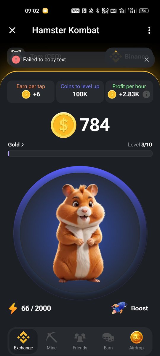 开始挖袋鼠，预计7月份会上交易所，
t.me/hamster_kombat…