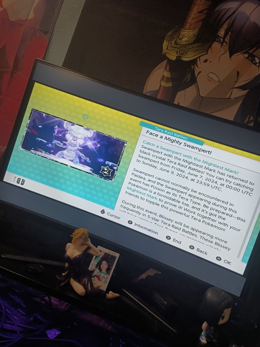 ArtOfTheRose92's tweet image. LIVE!
Tonight, first run at this week's @Pokemon #7StarTeraRaid against the mighty #Swampert ! 

twitch.tv/DeathCrusher92 

@Twitch #twitch #live #stream #fyp #PathToAffiliate #Pokemon #Scarlet #Violet