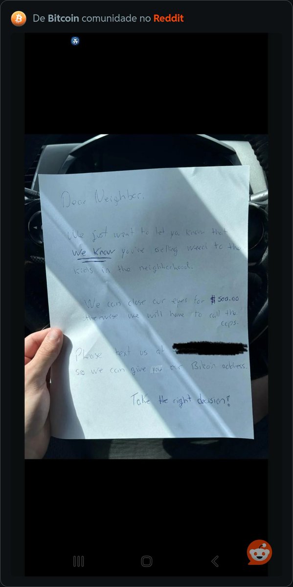 Looks like the customer is blackmailing him 😂