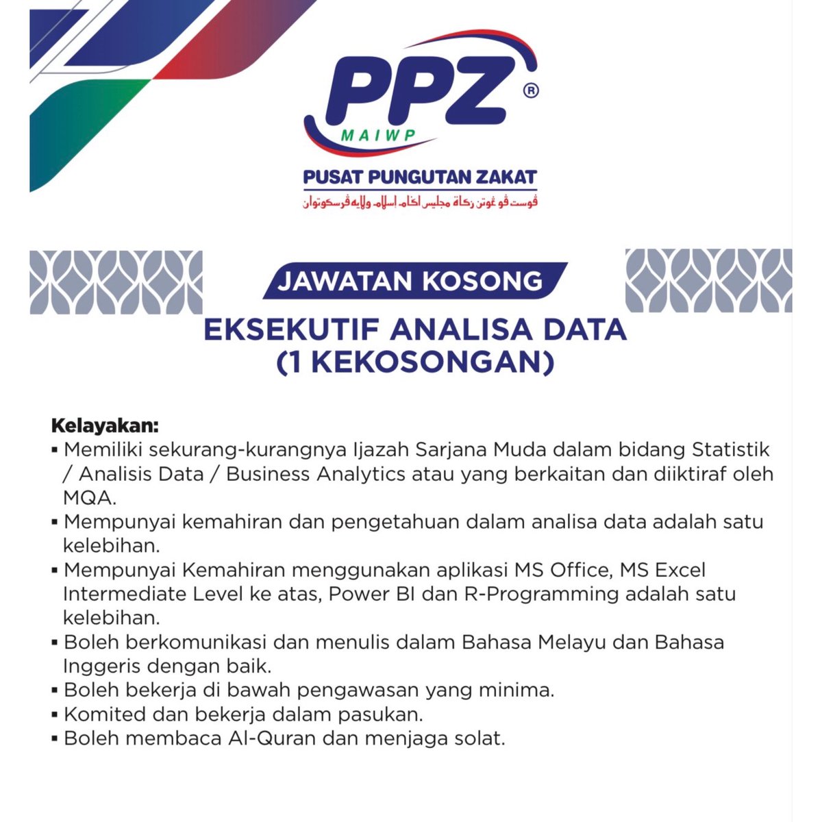 Pusat Pungutan Zakat tweet media