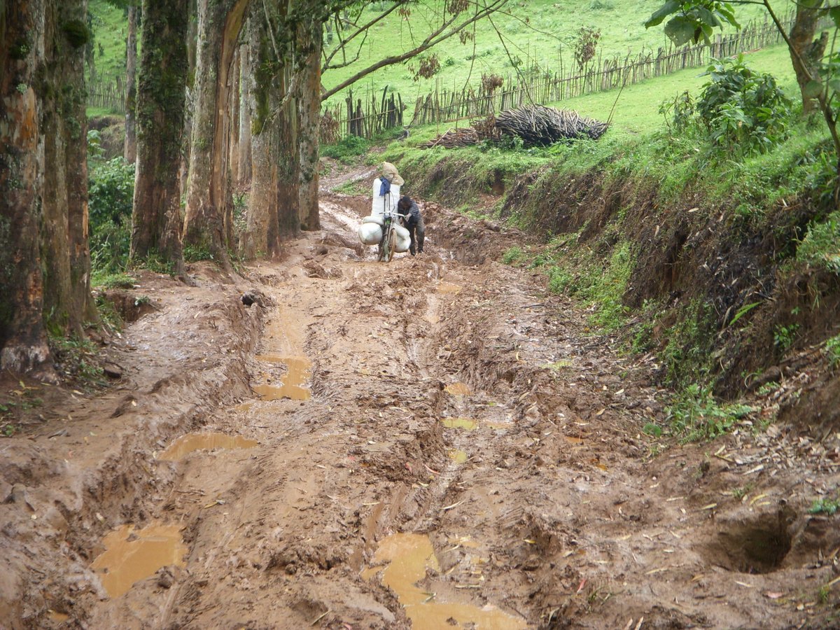 You know all those social media posts that show people with big #4X4s driving through #mud #offroad for fun? Yeah, in Congo we call that a #commute.