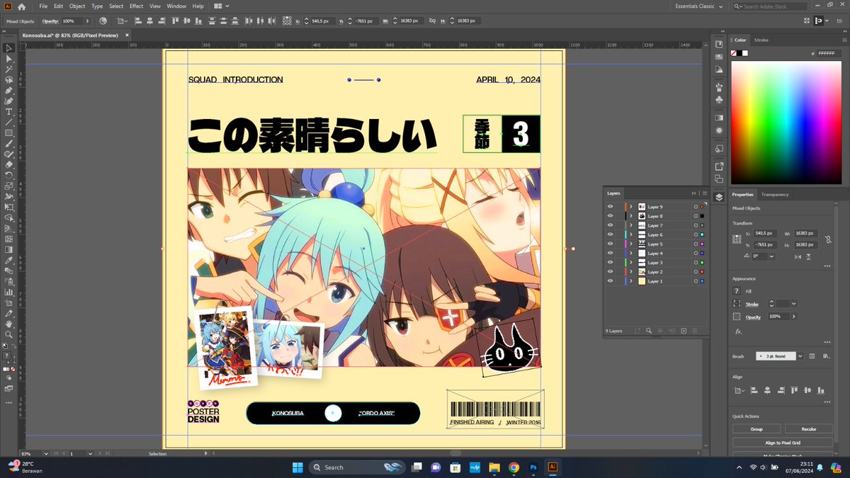 kittengarden_'s tweet photo. Last night's project ended going to bed at two o'clock🥲 #posterdesign #posters #graphicdesign #photoshop #illustrator https://t.co/VzB6VO0kiW