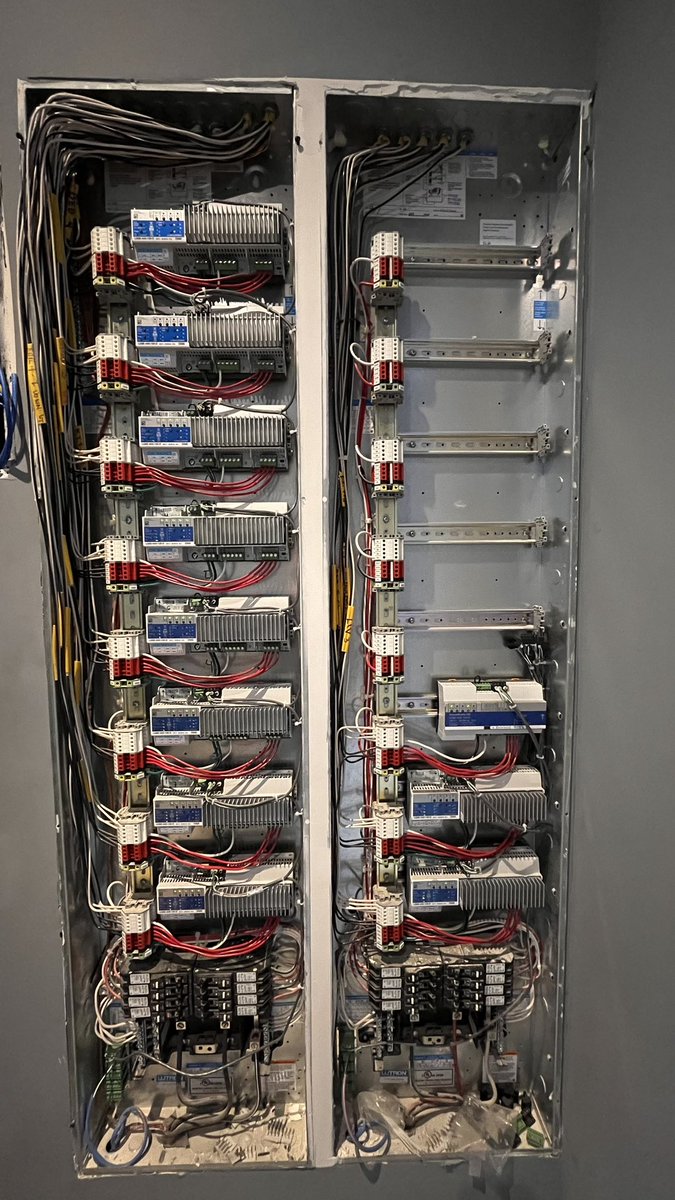DontSayThatBruh's tweet image. The new guy we hired installed his first Lutron panel and I must say he did a great job! 
Finding competent techs has been a nightmare these last few years. 
#lowvolt #highvolt #lutron
