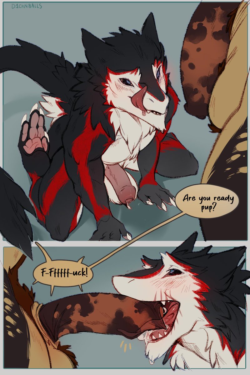 Comm from @/d1cknballs66 with @/LanceAzura's Sergal being a good boy for the big beast~