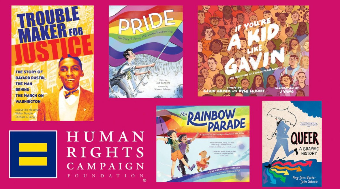 Thank you <a href="/HRC/">HRC</a> for including ‘The Rainbow Parade’ in your ‘Reading With Pride: An Inclusive Booklist for Students’ a.co/d/fmeGzYu