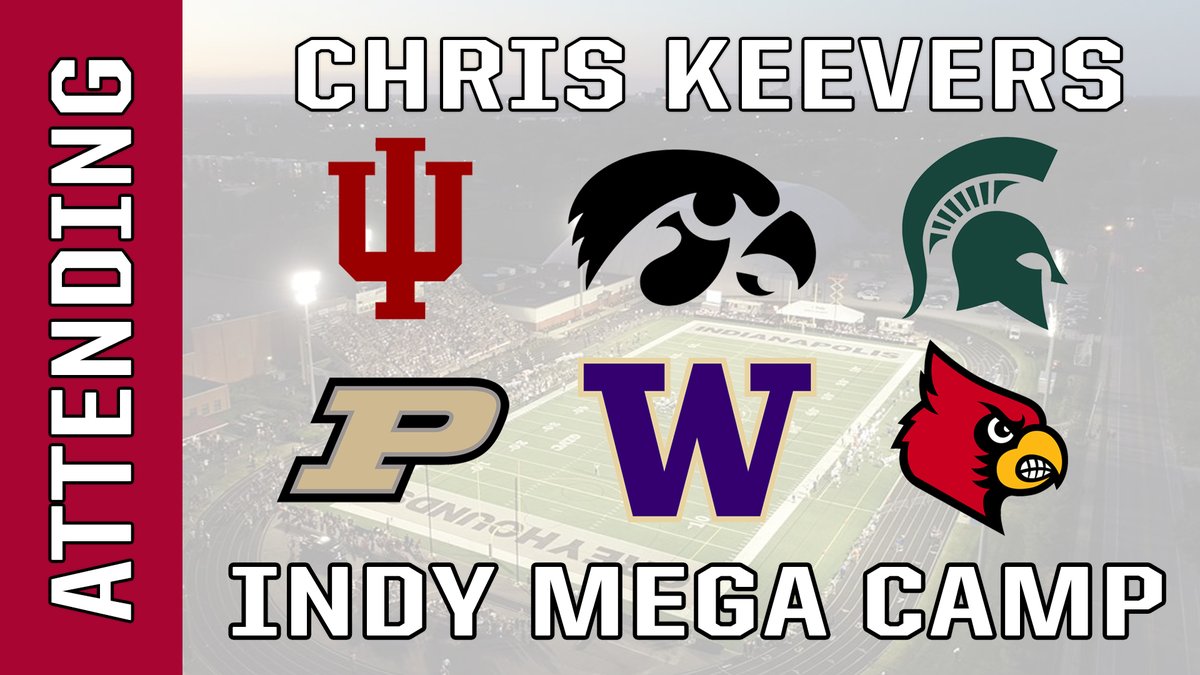 🏈 Chris Keevers Indy Mega Camp 🏈

The best of the best will be in attendance‼️

🗓️ Saturday, June 8⃣
📍 Key Stadium (UIndy Campus)

#GoHounds | #TogetherWeWin